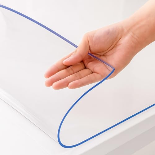 Tischfolie als transparenter Tischschutz, transparente Folien-Tischdecke, Schmutzabweisend, abwischbar und individuell zuschneidbar – 2 mm Tischfolie als transparenter Tischschutz, transparente Folien-Tischdecke, Schmutzabweisend, abwischbar und individuell zuschneidbar – 2 mm von Neruma