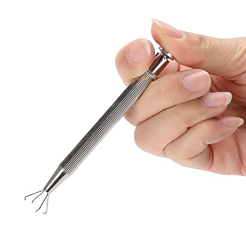 Professionelle Diamanthalter Pick-Up-Tool, Diamant Edelsteine Zink Pinzette Fänger Greifer mit 4-Krallen, Schmuckherstellung Juwelier Werkzeug von NestNiche