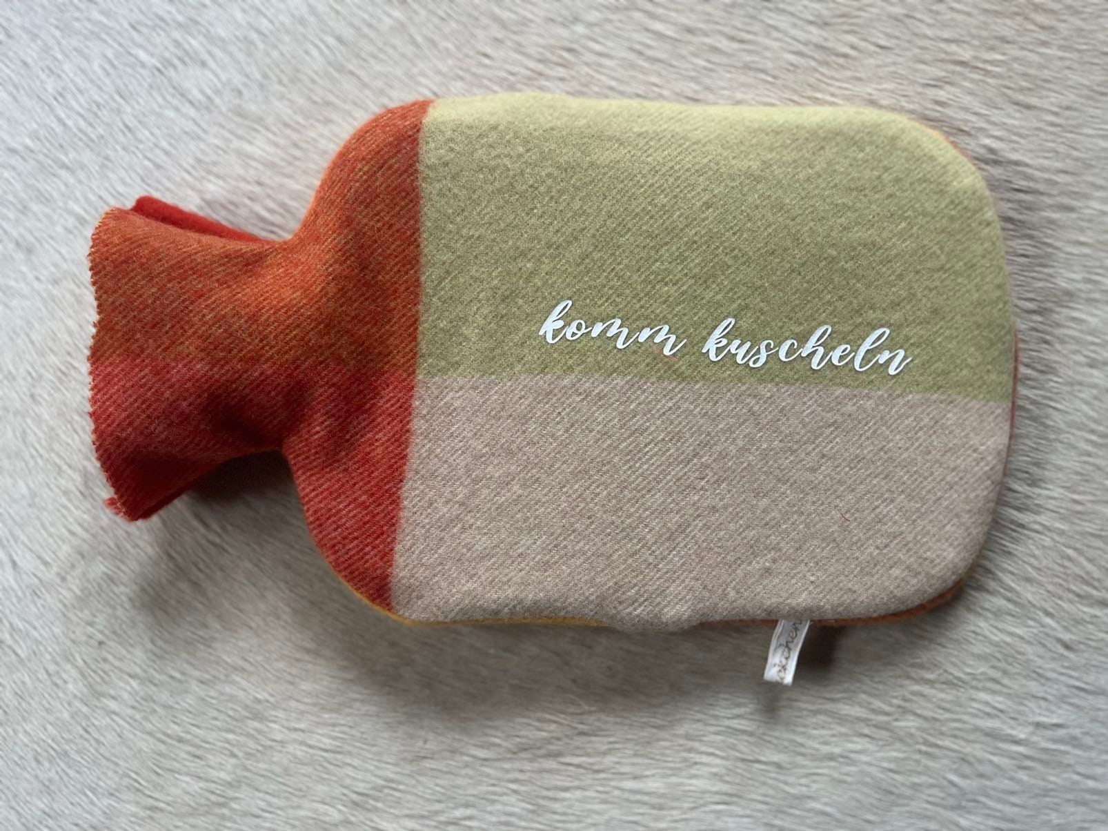 Wärmflasche Komm Kuscheln Kaschmir Wärmflasche Komm Kuscheln Kaschmir von NesthaekchenDE