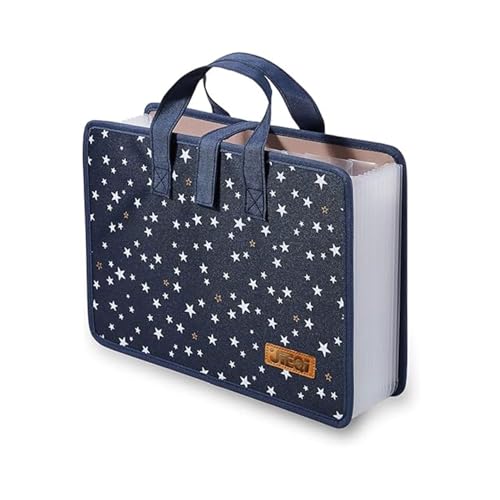 Akkordeon -Datei Organizer, 13x10x1 '' Oxford -Stoff Akkordeonordner mit 13 Fächern, tragbarer Akkordeian -Aktenorganisator mit Handle für Studenten, Büroangestellte Akkordeon -Datei Organizer, 13x10x1 '' Oxford -Stoff Akkordeonordner mit 13 Fächern, tragbarer Akkordeian -Aktenorganisator mit Handle für Studenten, Büroangestellte von NethCasti