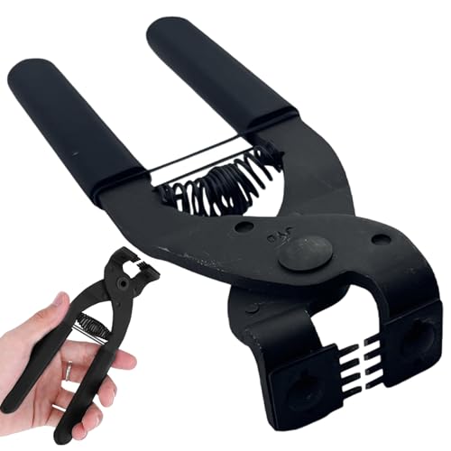 Ledernähte Punch, 6, 7 Länge Handheld Stille 4 Zähne Ledernähte DIY DIY einfach zu benutzen Lochwerkzeug, für Gürtelriemen Sättel Schuhgeschlecken Ledernähte Punch, 6, 7 Länge Handheld Stille 4 Zähne Ledernähte DIY DIY einfach zu benutzen Lochwerkzeug, für Gürtelriemen Sättel Schuhgeschlecken von NethCasti