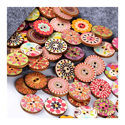 100 Stück Retro Knöpfe, 20mm Bunte Harz Bastelknöpfe Gemischte Multicolor Rund Kinderknöpfe Puppenknöpfe mit 2 Löcher zum Basteln, Nähen, Handwerk, Malerei, DIY Basteln, Deko 100 Stück Retro Knöpfe, 20mm Bunte Harz Bastelknöpfe Gemischte Multicolor Rund Kinderknöpfe Puppenknöpfe mit 2 Löcher zum Basteln, Nähen, Handwerk, Malerei, DIY Basteln, Deko von Netspower
