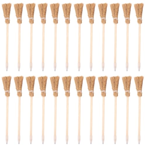 Nettoppo 24 StüCk Hexenbesen Bleistifte für Halloween Besenstiel Kugelschreiber Bleistifte Halloween Favors Hexenbesen Prop Schreiben von Nettoppo