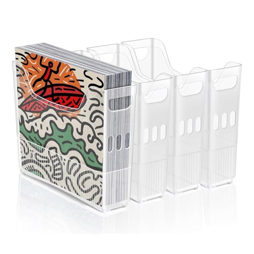 Nettoppo 4-Teiliges 12 X 12 Großes Papierregal, Scrapbook-Papierregal mit Rädern, Scrapbook-Papierregal, 12 X 12 Großes Papier Nettoppo 4-Teiliges 12 X 12 Großes Papierregal, Scrapbook-Papierregal mit Rädern, Scrapbook-Papierregal, 12 X 12 Großes Papier von Nettoppo