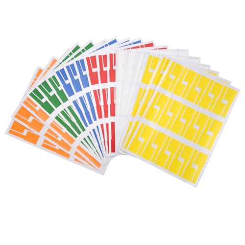 Nettoppo 540 StüCk / 18 Blatt Kabel Etiketten Etiketten Kabel Markierungen Selbst Klebende Kabel Etiketten Wasserdichte, ReißFeste Draht Etiketten Nettoppo 540 StüCk / 18 Blatt Kabel Etiketten Etiketten Kabel Markierungen Selbst Klebende Kabel Etiketten Wasserdichte, ReißFeste Draht Etiketten von Nettoppo