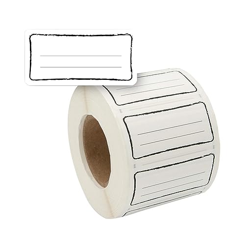 Nettoppo 60 X 30 mm Leicht zu Entfernende Aufkleber Eignen Sich für Marmeladengläser, Gefrierschränke, Lebensmittelbehälter, Wasserfeste Etiketten und Einfach zu Verwendende Aufkleber in Nettoppo 60 X 30 mm Leicht zu Entfernende Aufkleber Eignen Sich für Marmeladengläser, Gefrierschränke, Lebensmittelbehälter, Wasserfeste Etiketten und Einfach zu Verwendende Aufkleber in von Nettoppo