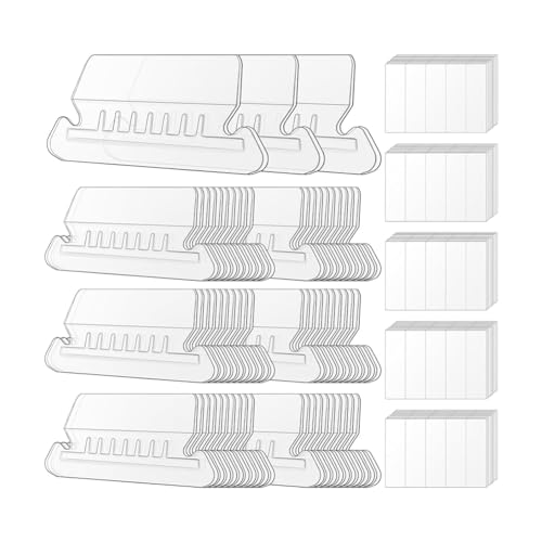 Nettoppo Ordnerregister, 100 Sets Hängeregistratur-Etiketten, 5,1 cm Kunststoffregister und Einlagen für Hängeregistratur-Ordner Nettoppo Ordnerregister, 100 Sets Hängeregistratur-Etiketten, 5,1 cm Kunststoffregister und Einlagen für Hängeregistratur-Ordner von Nettoppo