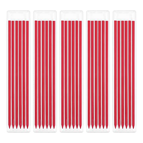 Nettoppo Tiefes Loch Druck Bleistift Marker Markierung Werkzeug, Bleistift Minen für, Rot von Nettoppo