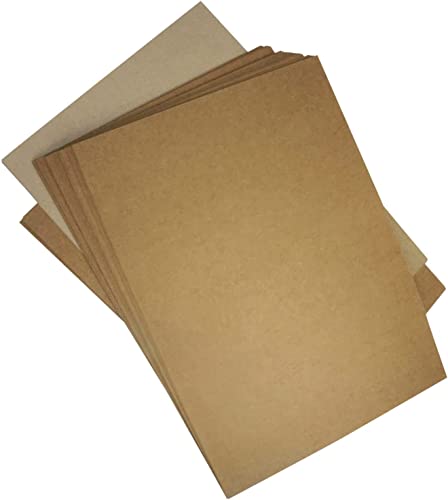 100x Blatt Kraftpapier 300g DIN A3 297x420mm sandbraun Bastelkarton ECO Vintage Ideal für Scrapbooking, Gestaltungsarbeiten, Einladungen, Hochzeit, Weihnachten, Geburtstag, Geschäftskarten von Netuno