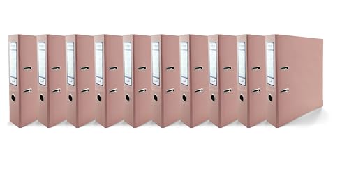 Netuno 10x Akten-Ordner glänzend Pastellrosa DIN A4 Ekobox Premium Edition 2-Ring-Mechanik Ringorder A4 75mm Kunststoff Ordner breit Büroordner Plastikordner Briefordner Ringmappe breiter Aktenordner Netuno 10x Akten-Ordner glänzend Pastellrosa DIN A4 Ekobox Premium Edition 2-Ring-Mechanik Ringorder A4 75mm Kunststoff Ordner breit Büroordner Plastikordner Briefordner Ringmappe breiter Aktenordner von Netuno