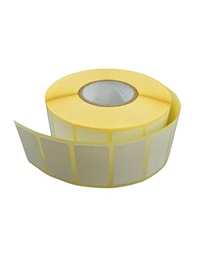 Netuno 1 Rolle Thermo-Etiketten selbstklebend Etiketten Weiß 32x 20 mm 40 mm Kern 2000 Stück pro Rolle Klebeetiketten für Haushalt Büro Küche Marmelade Klebeetiketten zum Beschriften Aufkleber blanko von Netuno