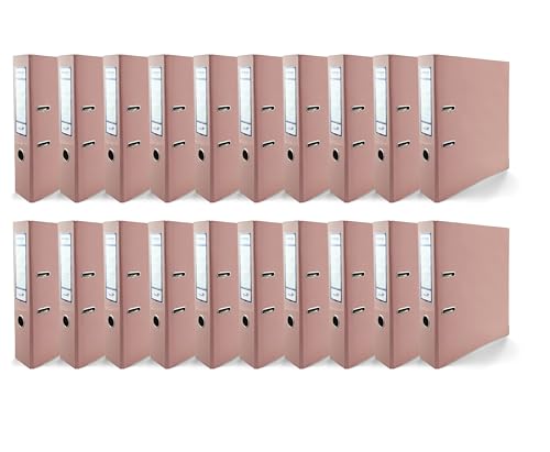 Netuno 20x Akten-Ordner glänzend Pastellrosa DIN A4 Ekobox Premium Edition 2-Ring-Mechanik Ringorder A4 75 mm Kunststoff Ordner breit Büroordner Plastikordner Briefordner Ringmappe breiter Aktenordner Netuno 20x Akten-Ordner glänzend Pastellrosa DIN A4 Ekobox Premium Edition 2-Ring-Mechanik Ringorder A4 75 mm Kunststoff Ordner breit Büroordner Plastikordner Briefordner Ringmappe breiter Aktenordner von Netuno