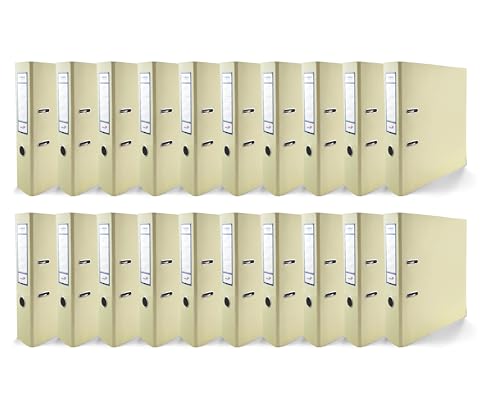 Netuno 20x Akten-Ordner DIN A4 Ekobox Premium Edition glänzend Vanille 2-Ring-Mechanik Ringorder A4 75mm Kunststoff Ordner breit Büroordner Plastikordner Briefordner Ringmappe breiter Aktenordner Netuno 20x Akten-Ordner DIN A4 Ekobox Premium Edition glänzend Vanille 2-Ring-Mechanik Ringorder A4 75mm Kunststoff Ordner breit Büroordner Plastikordner Briefordner Ringmappe breiter Aktenordner von Netuno