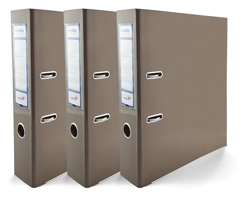 Netuno 3x Akten-Ordner DIN A4 Ekobox Premium Edition glänzend Kakaobraun 2-Ring-Mechanik Ringorder A4 75mm Kunststoff Ordner breit Büroordner Plastikordner Briefordner Ringmappe breiter Aktenordner Netuno 3x Akten-Ordner DIN A4 Ekobox Premium Edition glänzend Kakaobraun 2-Ring-Mechanik Ringorder A4 75mm Kunststoff Ordner breit Büroordner Plastikordner Briefordner Ringmappe breiter Aktenordner von Netuno