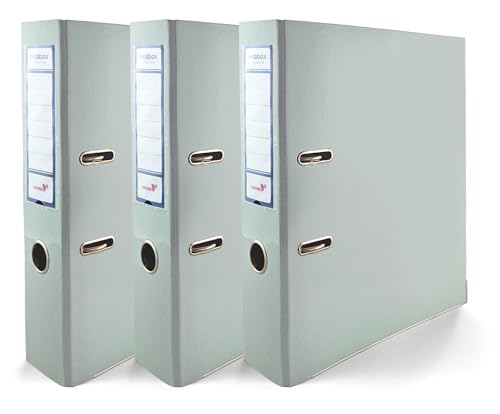 Netuno 3x Akten-Ordner glänzend Pastellblau DIN A4 Ekobox Premium Edition 2-Ring-Mechanik Ringorder A4 75 mm Kunststoff Ordner breit Büroordner Briefordner Ringmappe breiter Aktenordner Netuno 3x Akten-Ordner glänzend Pastellblau DIN A4 Ekobox Premium Edition 2-Ring-Mechanik Ringorder A4 75 mm Kunststoff Ordner breit Büroordner Briefordner Ringmappe breiter Aktenordner von Netuno