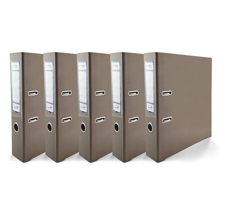Netuno 5x Akten-Ordner DIN A4 Ekobox Premium Edition glänzend Kakaobraun 2-Ring-Mechanik Ringorder A4 75mm Kunststoff Ordner breit Büroordner Plastikordner Briefordner Ringmappe breiter Aktenordner Netuno 5x Akten-Ordner DIN A4 Ekobox Premium Edition glänzend Kakaobraun 2-Ring-Mechanik Ringorder A4 75mm Kunststoff Ordner breit Büroordner Plastikordner Briefordner Ringmappe breiter Aktenordner von Netuno
