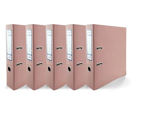 5x Akten-Ordner DIN A4 Ekobox Premium Edition glänzend Pastellrosa 2-Ring-Mechanik Ringorder A4 75mm Kunststoff Ordner breit Büroordner Plastikordner Briefordner Ringmappe breiter Aktenordner 5x Akten-Ordner DIN A4 Ekobox Premium Edition glänzend Pastellrosa 2-Ring-Mechanik Ringorder A4 75mm Kunststoff Ordner breit Büroordner Plastikordner Briefordner Ringmappe breiter Aktenordner von Netuno