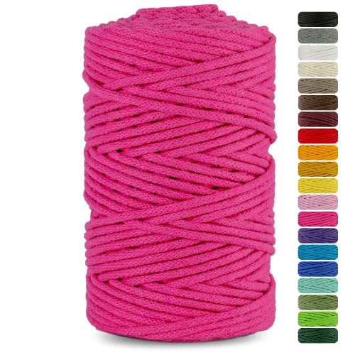 Netuno 1x Makramee Garn Fuchsia 3 mm 100 m Baumwollkordel mit Baumwollkern Bastel-Garn Makramee Naturbaumwolle Baumwollgarn Bastelschnur Baumwollfaden Makramee Schnur Makramee Baumwollkordel Netuno 1x Makramee Garn Fuchsia 3 mm 100 m Baumwollkordel mit Baumwollkern Bastel-Garn Makramee Naturbaumwolle Baumwollgarn Bastelschnur Baumwollfaden Makramee Schnur Makramee Baumwollkordel von Netuno