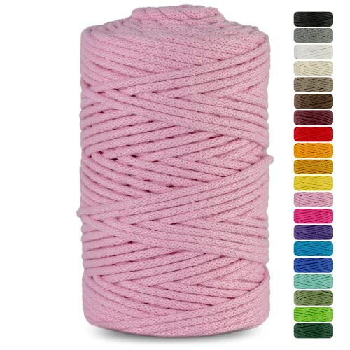 Netuno 1x Makramee Garn Rosa 3 mm 100 m Baumwollkordel mit Baumwollkern Bastel-Garn Makramee Naturbaumwolle Baumwollgarn Bastelschnur Baumwollfaden Makramee Schnur Garn Makramee Baumwollkordel Netuno 1x Makramee Garn Rosa 3 mm 100 m Baumwollkordel mit Baumwollkern Bastel-Garn Makramee Naturbaumwolle Baumwollgarn Bastelschnur Baumwollfaden Makramee Schnur Garn Makramee Baumwollkordel von Netuno
