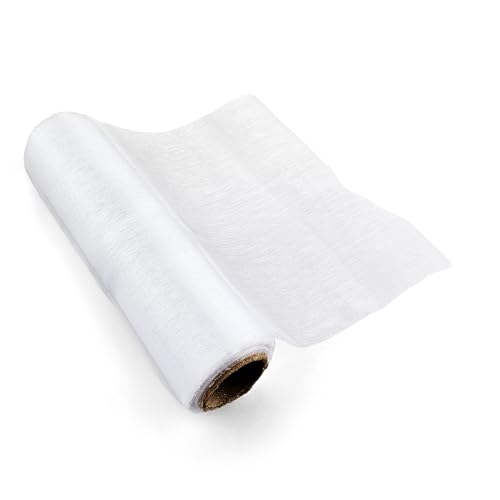 Netuno 1 Rolle Organza-Stoff Weiß 16 cm x 9 m Dekostoff halb-transparent für Hochzeit Party Tischdeko Tischläufer Vorhänge Deko Schals Kostüme weißer Organza zum dekorieren basteln Stoff-Deko Netuno 1 Rolle Organza-Stoff Weiß 16 cm x 9 m Dekostoff halb-transparent für Hochzeit Party Tischdeko Tischläufer Vorhänge Deko Schals Kostüme weißer Organza zum dekorieren basteln Stoff-Deko von Netuno