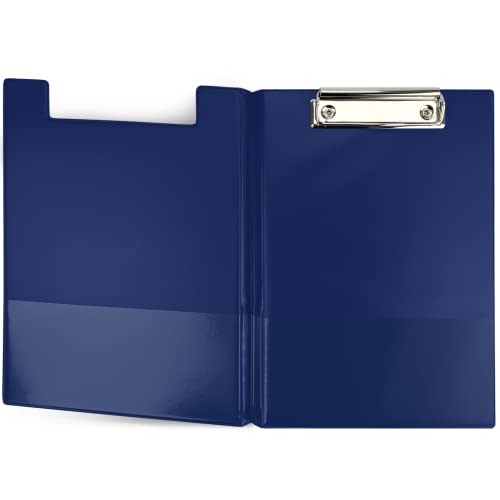 Netuno 1 Stück Klemmbrett-Mappe A5 mit Clip Dunkelblau Klemmbrett DIN A5 mit Deckel Schreibbrett mit Metallklemme Hartplatte Kunststoff Schreibmappe Schreibblock Clipboard DIN A5 Dokumentenhalter Netuno 1 Stück Klemmbrett-Mappe A5 mit Clip Dunkelblau Klemmbrett DIN A5 mit Deckel Schreibbrett mit Metallklemme Hartplatte Kunststoff Schreibmappe Schreibblock Clipboard DIN A5 Dokumentenhalter von Netuno