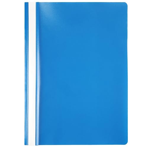 Netuno 1 Stück Schnellhefter A4 blau Schnellhefter PP Kunststoff mit Beschriftungsstreifen Sichthefter Plastikhefter farbig für Schule Büro mit transparentem Vorderdeckel Schulschnellhefter Netuno 1 Stück Schnellhefter A4 blau Schnellhefter PP Kunststoff mit Beschriftungsstreifen Sichthefter Plastikhefter farbig für Schule Büro mit transparentem Vorderdeckel Schulschnellhefter von Netuno