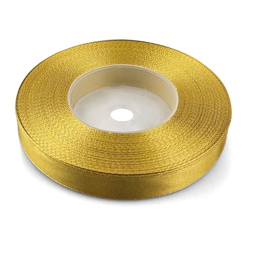 Netuno 1x Satinband Gold 12 mm x 32 m goldenes Schleifenband bunt Geschenkband farbig Dekoband Stoffband Satinrolle Satinbänder goldene Schleife Geschenk Satinband Rolle gold ribbon silk Netuno 1x Satinband Gold 12 mm x 32 m goldenes Schleifenband bunt Geschenkband farbig Dekoband Stoffband Satinrolle Satinbänder goldene Schleife Geschenk Satinband Rolle gold ribbon silk von Netuno