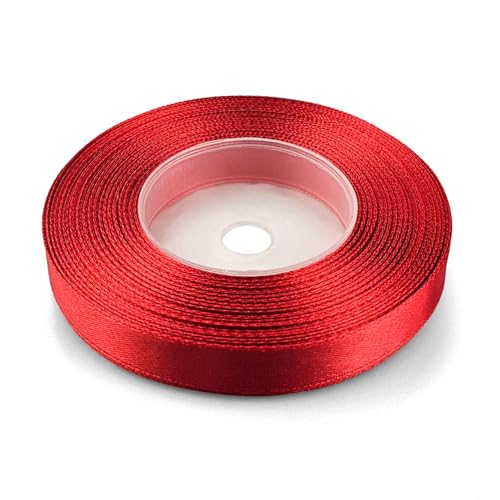 Netuno 1x Satinband Dunkelrot 12 mm x 32 m Schleifenband bunt Geschenkband farbig Dekoband Stoffband Satinrolle Satinbänder rote Schleife Geschenk Verpacken Dekoration Satinband Rolle red ribbon silk Netuno 1x Satinband Dunkelrot 12 mm x 32 m Schleifenband bunt Geschenkband farbig Dekoband Stoffband Satinrolle Satinbänder rote Schleife Geschenk Verpacken Dekoration Satinband Rolle red ribbon silk von Netuno