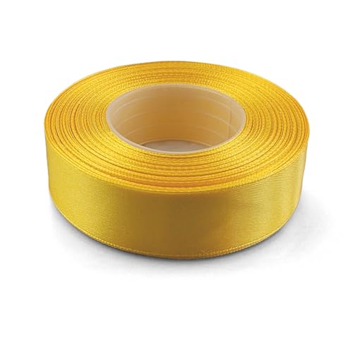 Netuno 1x Satinband Sonnengelb 25 mm x 32 m Schleifenband Geschenkband Dekoband Stoffband bunt Satinrolle farbig Bänder zum Dekorieren für Hochzeit Taufe Geburtstag Weihnachten Ostern Geschenk Netuno 1x Satinband Sonnengelb 25 mm x 32 m Schleifenband Geschenkband Dekoband Stoffband bunt Satinrolle farbig Bänder zum Dekorieren für Hochzeit Taufe Geburtstag Weihnachten Ostern Geschenk von Netuno