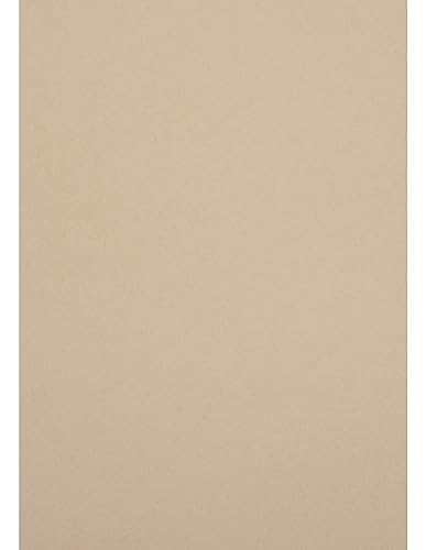 Netuno 10 Blatt Bastelkarton Hell-Beige DIN A4 210x 297 mm 250g Crush Grape Naturkarton farbig bedruckbar für Geburtstagskarten Grußkarten Einladungs-Karten Visitenkarten Etiketten Öko Papier von Netuno