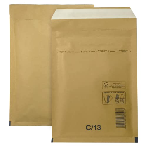 Netuno 10 Stück Luftpolster Versandtasche C3 170 x 225 mm Braun Luftpolstertasche Luftpolsterumschlag Polsterumschlag Briefumschlag gepolstert Recycling reißfest Versandtasche mit Luftfolie Netuno 10 Stück Luftpolster Versandtasche C3 170 x 225 mm Braun Luftpolstertasche Luftpolsterumschlag Polsterumschlag Briefumschlag gepolstert Recycling reißfest Versandtasche mit Luftfolie von Netuno