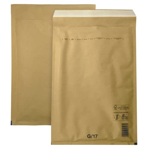 Netuno 10 Stück Luftpolster Versandtasche G7 250 x 350 mm Braun Luftpolstertasche Luftpolsterumschlag Polsterumschlag Briefumschlag gepolstert Recycling reißfest Versandtasche mit Luftfolie Netuno 10 Stück Luftpolster Versandtasche G7 250 x 350 mm Braun Luftpolstertasche Luftpolsterumschlag Polsterumschlag Briefumschlag gepolstert Recycling reißfest Versandtasche mit Luftfolie von Netuno