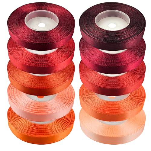 Netuno 10 Stück Satinband Set Rottöne 12 mm x 32 m Geschenkband Hochzeit Deko Stoffband Schleifen farbig zum Verpacken Dekoration Geschenke Schleifenband elegant bunt Schleifenbänder Satinbänder Netuno 10 Stück Satinband Set Rottöne 12 mm x 32 m Geschenkband Hochzeit Deko Stoffband Schleifen farbig zum Verpacken Dekoration Geschenke Schleifenband elegant bunt Schleifenbänder Satinbänder von Netuno