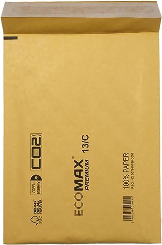 Netuno 10 Stück Versandtaschen gepolstert Braun C/13 170x 225 mm Ecomax Luftpolstertaschen aus Papier ökologische Verpackung Luftpolsterversandtaschen Recycling plastikfreie Schutzhüllen Vollpapier Netuno 10 Stück Versandtaschen gepolstert Braun C/13 170x 225 mm Ecomax Luftpolstertaschen aus Papier ökologische Verpackung Luftpolsterversandtaschen Recycling plastikfreie Schutzhüllen Vollpapier von Netuno
