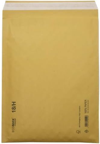 Netuno 10 Stück Versandtaschen gepolstert Braun H/18 290x 370 mm Ecomax Luftpolstertaschen aus Papier ökologische Verpackung Luftpolsterversandtaschen Recycling plastikfreie Schutzhüllen Vollpapier Netuno 10 Stück Versandtaschen gepolstert Braun H/18 290x 370 mm Ecomax Luftpolstertaschen aus Papier ökologische Verpackung Luftpolsterversandtaschen Recycling plastikfreie Schutzhüllen Vollpapier von Netuno