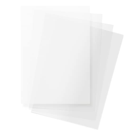 Netuno 10 x Weiß Kartonpapier transparent DIN A3 297x420 mm 160g Bastelkarton durchsichtig Pauspapier zum Zeichnen Basteln Drucken DIY-Karten Laternenpapier Scrapbooking Tracing Paper white von Netuno