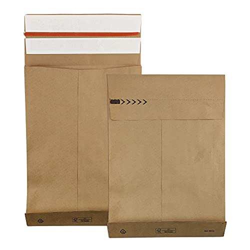 Netuno 100 Braun Kraftpapier Faltentaschen DIN L 400× 500x 100 mm 126g Retouren Versandtaschen Warensendung mit zwei Klebestreifen Falten-Umschläge mit Bodenfalte Brief-Kuverts mit Falten Netuno 100 Braun Kraftpapier Faltentaschen DIN L 400× 500x 100 mm 126g Retouren Versandtaschen Warensendung mit zwei Klebestreifen Falten-Umschläge mit Bodenfalte Brief-Kuverts mit Falten von Netuno
