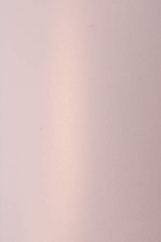 Netuno 100x Bastel-Karton Perlmutt-Rose-Gold DIN A4 210x 297 mm 300g Sirio Pearl Rose Gold Feinkarton mit Perlglanz-Finish Perlmutt-Karton Effektkarton hohe Qualität für Inkjet und Laser Drucker von Netuno