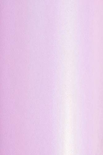 Netuno 100x Bastelkarton Perlmutt-Hell-Rosa DIN A4 210x 297 mm 250g Aster Metallic Candy Pink Pearlkarton Effektkarton schimmernd Perlglanz-Bastel-Karton Perlmutt-Glanz-Karton Schimmerpapier von Netuno