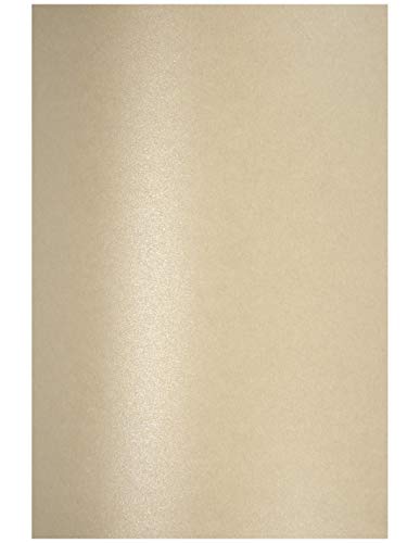 Netuno 100x Bastelpapier Perlmutt Sand DIN A4 210x297 mm 120g Aster Metallic Sand edles Papier bunt schimmernd Metallic-Effekt Glanzpapier für Hochzeit Geburtstag Weihnachten Taufe von Netuno