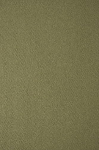 Netuno 100x Strukturkarton Dunkelgrün DIN A4 21 x 29,7 cm 250g Tintoretto Wasabi Bastelkarton farbig strukturiert Naturkarton beidseitig bedruckbar Papier mit Struktur für Einladungen Menükarten von Netuno