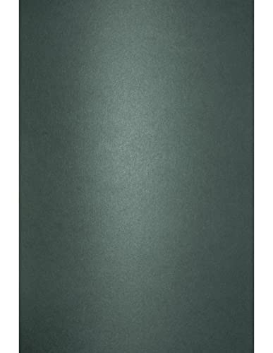 Netuno 100x Tonkarton Königs-Grün DIN A4 210× 297 mm 210g Sirio Color Royal Green Bastelkarton A4 Ton-Zeichen-Karton zum basteln Bedrucken Kreativkarton A4 farbig für Weihnachts-Karten Hochzeitskarten von Netuno