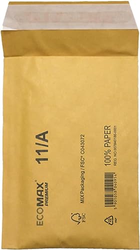 Netuno 10x Luftpolster Versandtasche Braun A/11 120x 175 mm Ecomax Luftpolstertasche umweltfreundlich Luftpolsterumschlag ökologisch Polsterumschlag Briefumschlag gepolstert ökologische Schutzhülle Netuno 10x Luftpolster Versandtasche Braun A/11 120x 175 mm Ecomax Luftpolstertasche umweltfreundlich Luftpolsterumschlag ökologisch Polsterumschlag Briefumschlag gepolstert ökologische Schutzhülle von Netuno