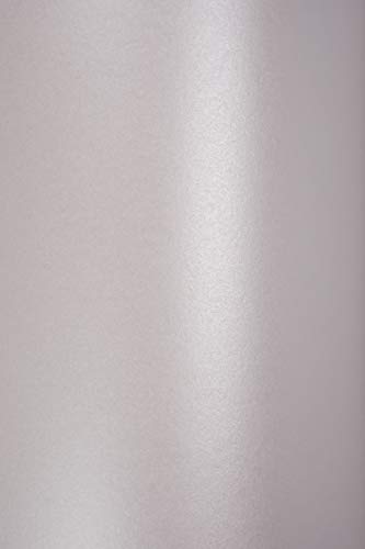 Netuno 10x Perlmutt-Hell-Rosa Feinkarton DIN A5 210 x 148 mm 250g Majestic Parlour Pink Effekt-Karton schimmernd Perlmuttglanz-Karton für Einladungskarten Hochzeitskarten Geburtstagskarten von Netuno