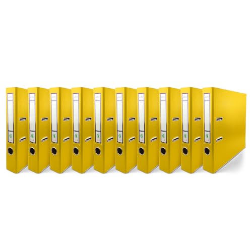 Netuno 10x Ring-Buch Gelb DIN A4 Ekobox 2-Ring-Mechanik 5cm Ringmappe a4 schmaler Aktenordner a4 schmal Aktenordner dünn Kunststoffordner einfarbig Ordner Dokumente Ringbuch Ordner Schulordner Netuno 10x Ring-Buch Gelb DIN A4 Ekobox 2-Ring-Mechanik 5cm Ringmappe a4 schmaler Aktenordner a4 schmal Aktenordner dünn Kunststoffordner einfarbig Ordner Dokumente Ringbuch Ordner Schulordner von Netuno