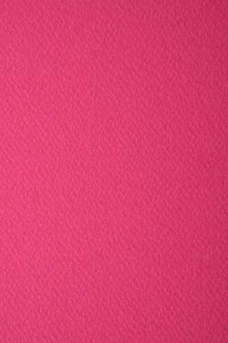 Netuno 10x Tonkarton Pink einseitig strukturiert DIN A4 210x 297 mm 220g Prisma Ciclamino Strukturkarton Bastelkarton mit Struktur für Einladungs-Karten Visitenkarten Diplome Zertifikate von Netuno