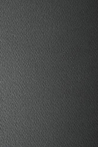 Netuno 10x Tonkarton Schwarz einseitig strukturiert DIN A4 210x 297 mm 220g Prisma Nero Strukturkarton farbig Karten-Karton mit Struktur bunt Foto-Karton mit Prägung A4 von Netuno