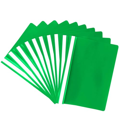 Netuno 10xSchnellhefter aus Kunststoff DIN A4 Schulschnellhefter mit Beschriftungsstreifen Sichthefter Plastikhefter grün farbig glassklares Deckblatt für Schule Büro Zuhause Ordner Akten zum Abheften Netuno 10xSchnellhefter aus Kunststoff DIN A4 Schulschnellhefter mit Beschriftungsstreifen Sichthefter Plastikhefter grün farbig glassklares Deckblatt für Schule Büro Zuhause Ordner Akten zum Abheften von Netuno