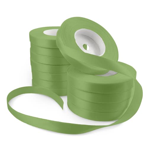 Netuno 12x Satinband Khaki hell 12 mm x 32 m Geschenkband Hochzeit Deko Stoffband Schleifen elegant zum Verpacken Dekoration Geschenke Schleifenband bunt Schleifenbänder Satinbänder silk ribbon Netuno 12x Satinband Khaki hell 12 mm x 32 m Geschenkband Hochzeit Deko Stoffband Schleifen elegant zum Verpacken Dekoration Geschenke Schleifenband bunt Schleifenbänder Satinbänder silk ribbon von Netuno