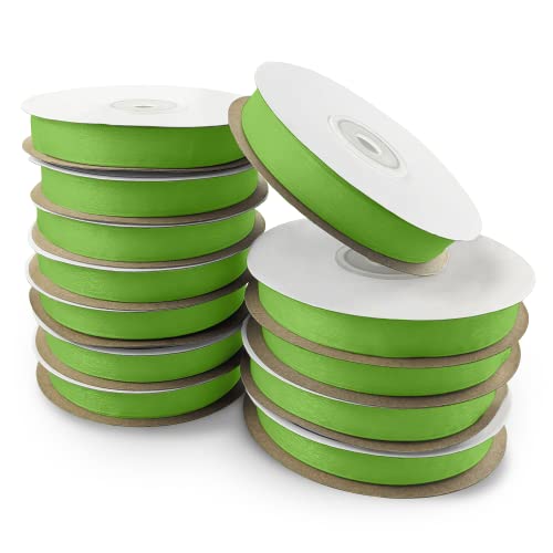 Netuno 12x Schleifenband 12mm x 32m Farbe grüner Apfel Dekoband Geschenkband Organzaband Chiffon-Stoff für Dekoration DIY Basteln Handwerk Hochzeit Party Geschenke Verpackung Netuno 12x Schleifenband 12mm x 32m Farbe grüner Apfel Dekoband Geschenkband Organzaband Chiffon-Stoff für Dekoration DIY Basteln Handwerk Hochzeit Party Geschenke Verpackung von Netuno